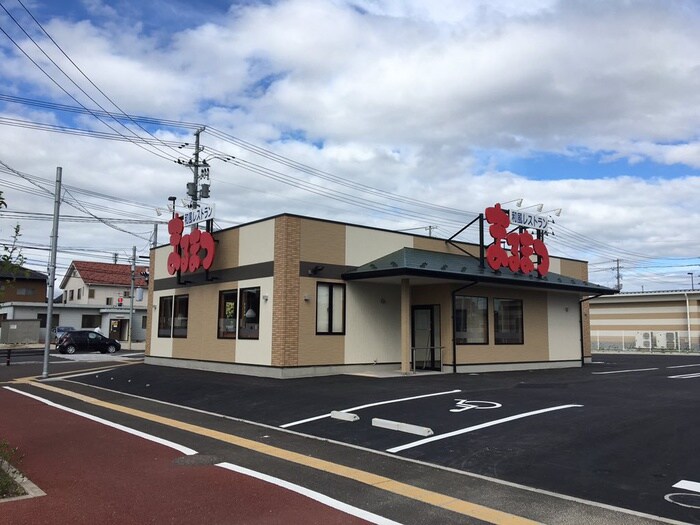 まるまつ荒井店(その他飲食（ファミレスなど）)まで130m アスコット荒井東B