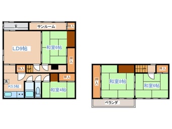間取図 泉沢町N7戸建