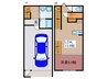 Ｇａｒａｇｅ　Ｌｕｓｓｏ　Ａ 1LDKの間取り