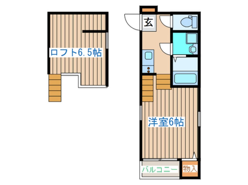 間取図 アンソレイエ中野栄