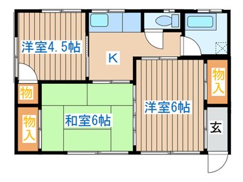 間取図 大里アパート