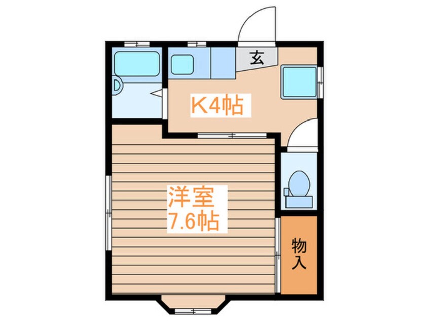 間取図 ステ－ションハイツ名取