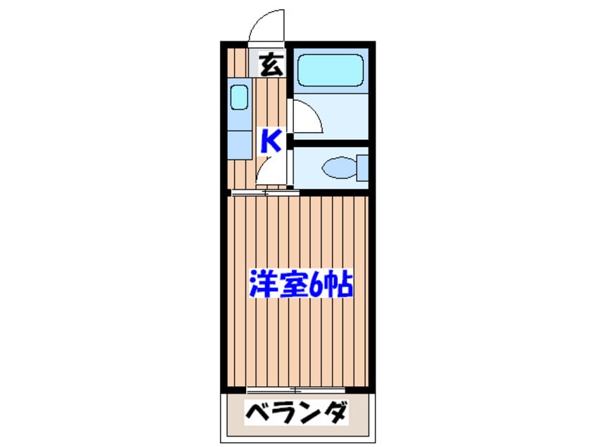 間取図 ビューパレス米ケ袋