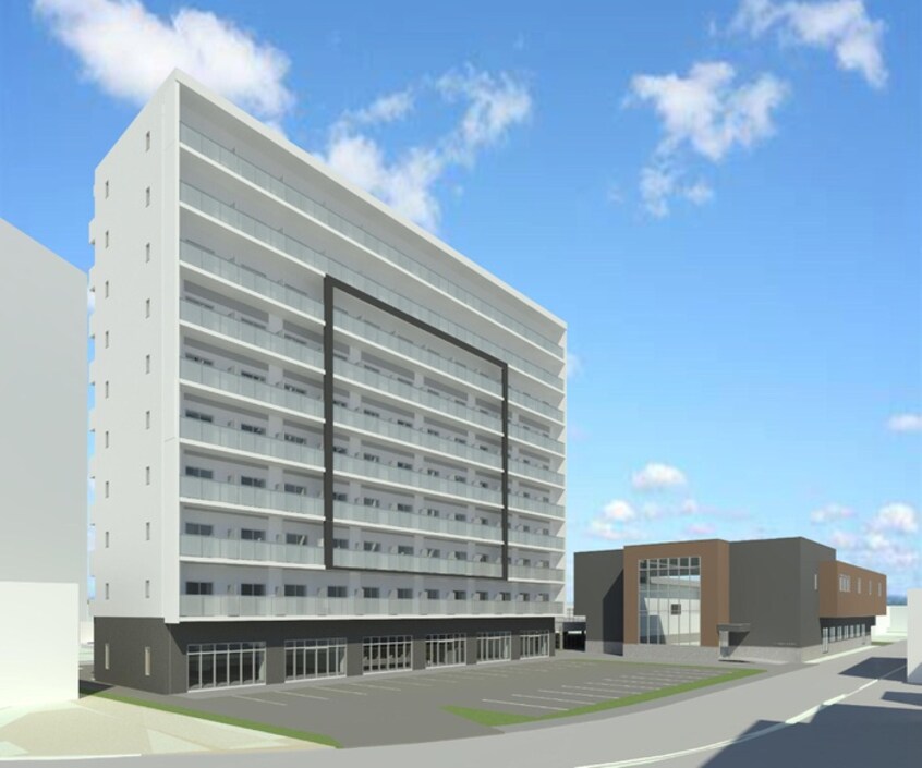 完成予想図 仮）北上駅西口賃貸マンション