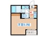 Azul塩釜Ⅲ 1Kの間取り