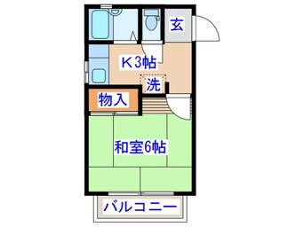 間取図 新松明荘