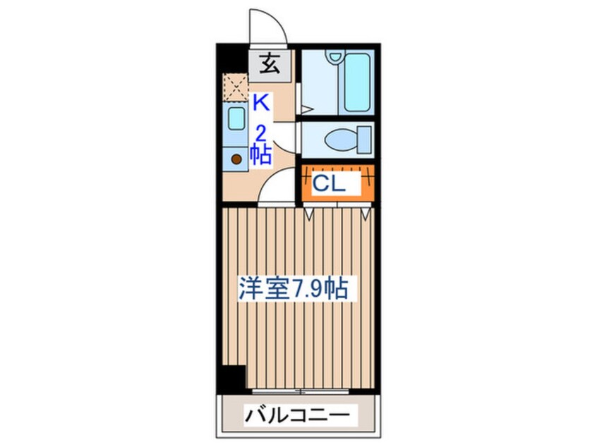 間取図 コンフォ－トＫＭ