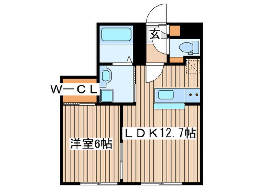 間取図 カスタリア榴ヶ岡