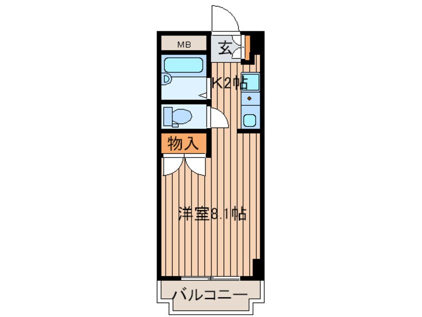 間取図 ハイツホワイトスト－ン