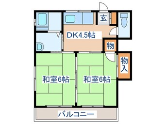 間取図 小深荘Ｂ