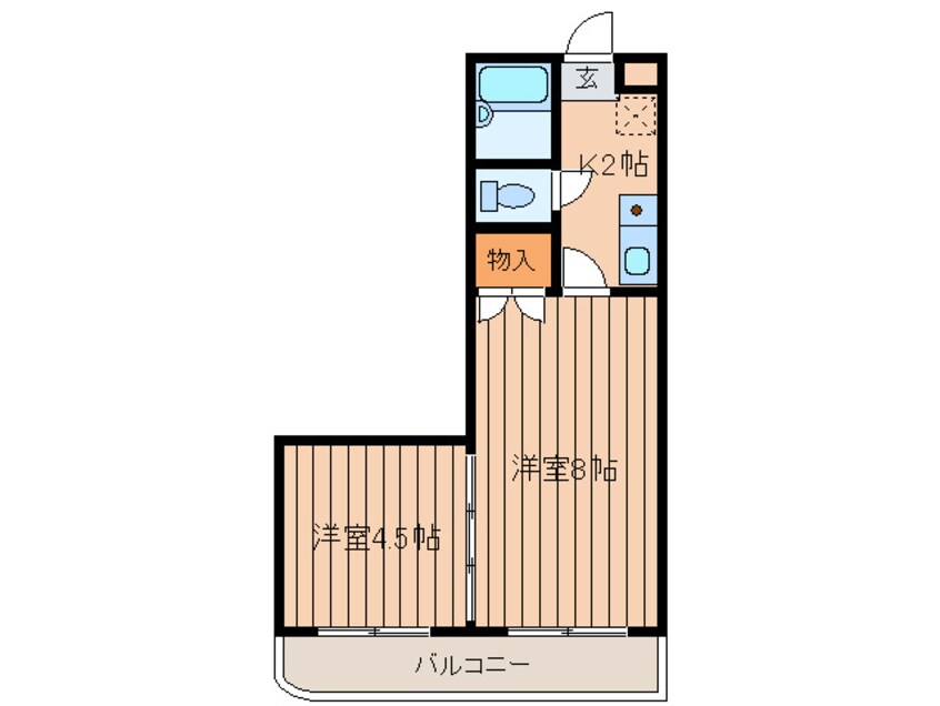間取図 仙台白萩マンション