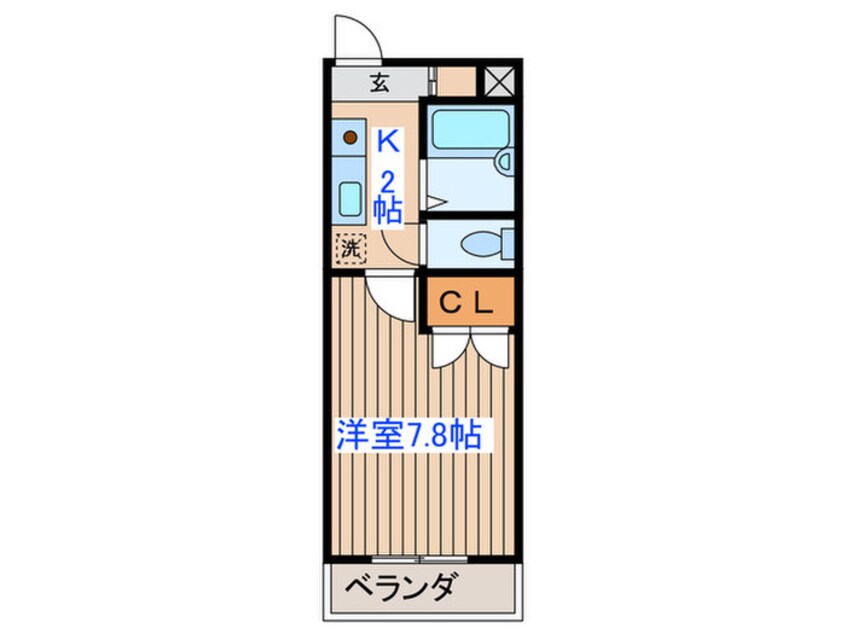 間取図 パ－クハイツ二軒茶屋