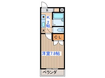 間取図 パ－クハイツ二軒茶屋