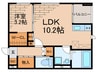 Horizon Hills 田子北 1LDKの間取り