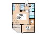 Horizon Hills 田子南 1LDKの間取り