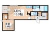Horizon Hills 田子南 1LDKの間取り