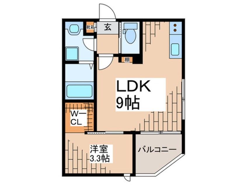 間取図 Horizon Hills 田子南