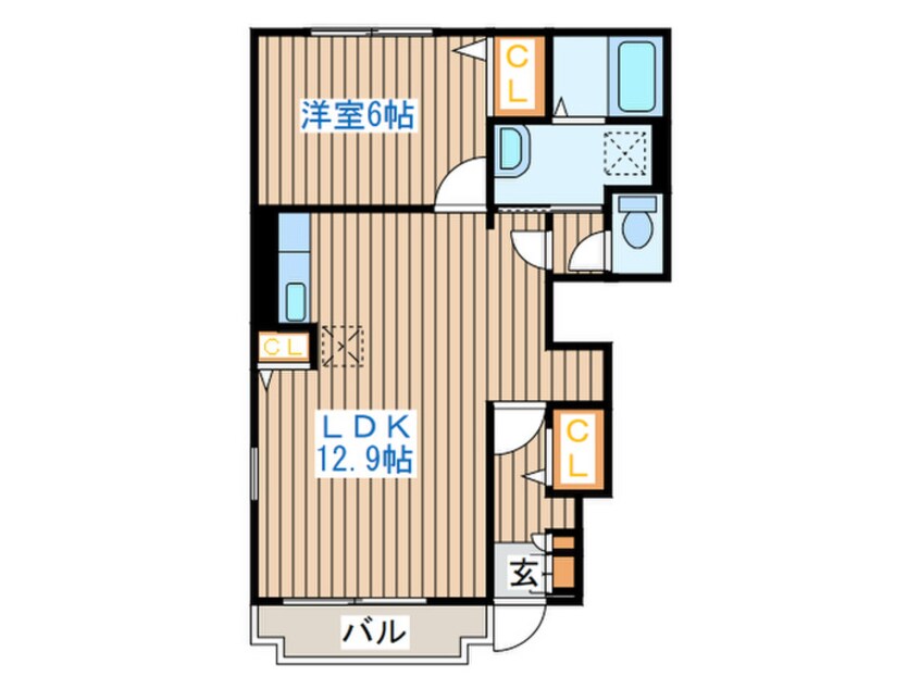 間取図 カーサ・ピアヌーラ