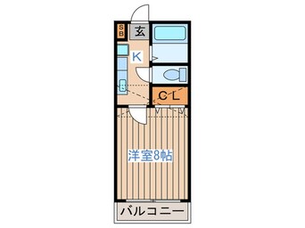 間取図 ソレア－ド遠見塚弐番館