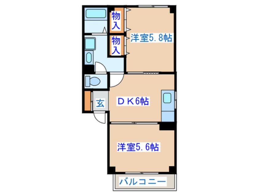 間取図 フリ－ダム