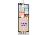 ＴＡ・ＫＡビル 1Kの間取り