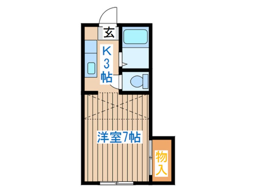 間取図 ホワイトキャッスル１４番館