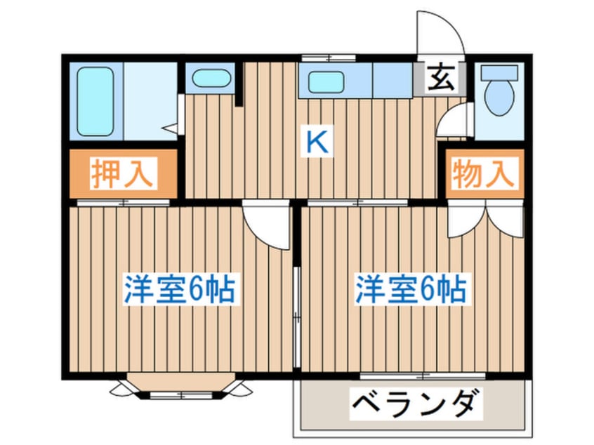 間取図 ファミ－ル長町南