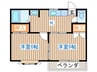 ファミ－ル長町南 2Kの間取り