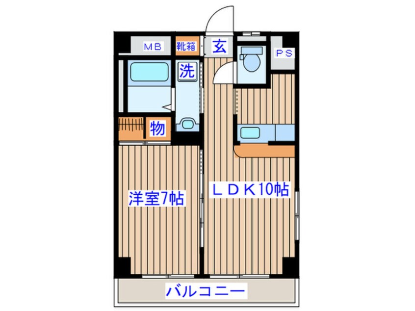 間取図 ラ・シャテロ