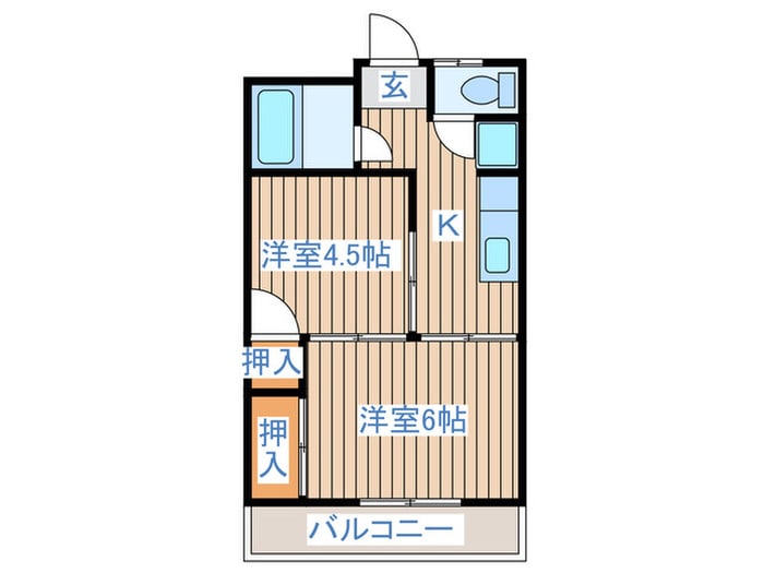 間取り図 渡辺コーポ