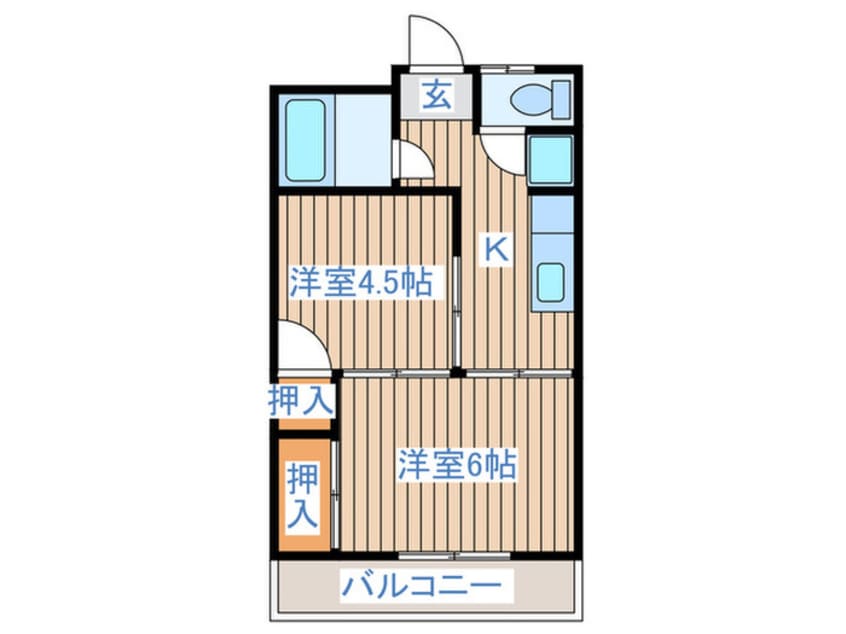 間取図 渡辺コーポ