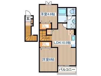 間取図 キャピタル広瀬Ⅲ