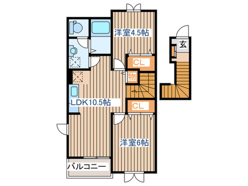 間取図 キャピタル広瀬Ⅲ