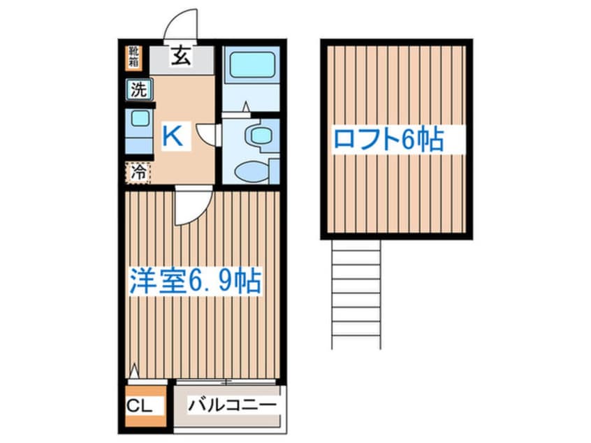 間取図 Ｓｔａｇｅ東仙台