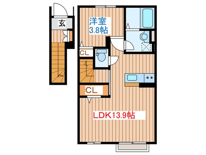 間取り図 カーサ・フェリーチェ連坊