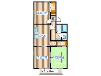 間取図 ロイヤルシャト－今泉Ａ