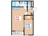 RS長町 1LDKの間取り