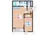 RS長町 1LDKの間取り