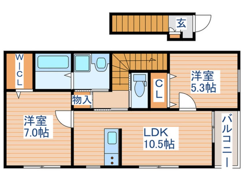 間取図 ピュアランド松森