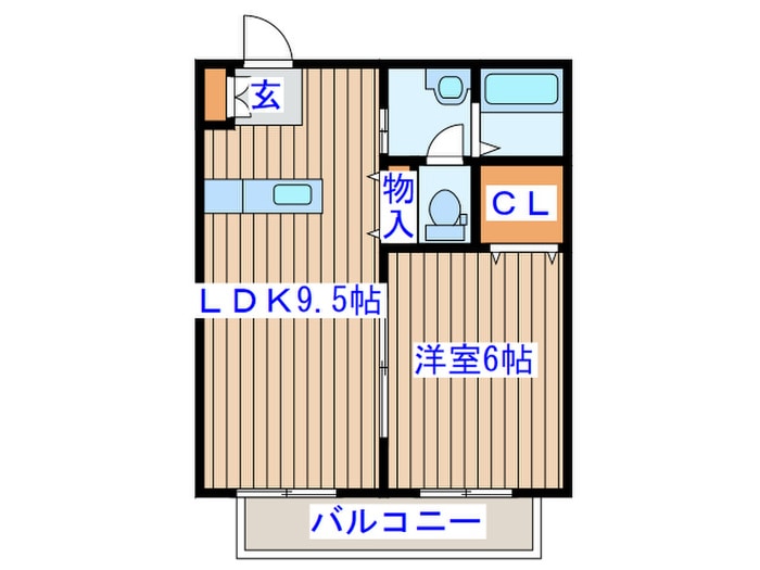間取り図 クレ－ル南小泉
