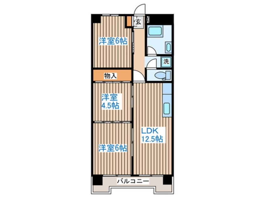 間取図 オーロラビル