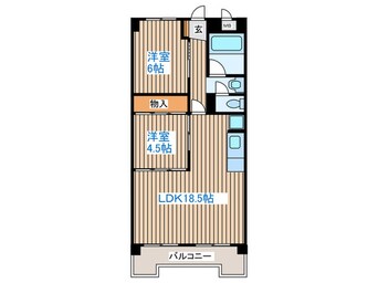 間取図 オーロラビル