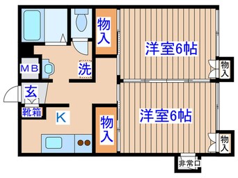 間取図 オーロラビル