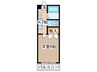 アーバンヒルズ文化町 1Kの間取り