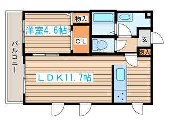 間取図 Ａｄｏｎｉｓ三百人町