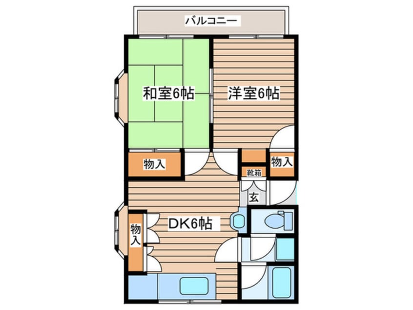 間取図 ラフォーレコイズミ