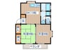 コーポＫ＆Ｉ 2DKの間取り