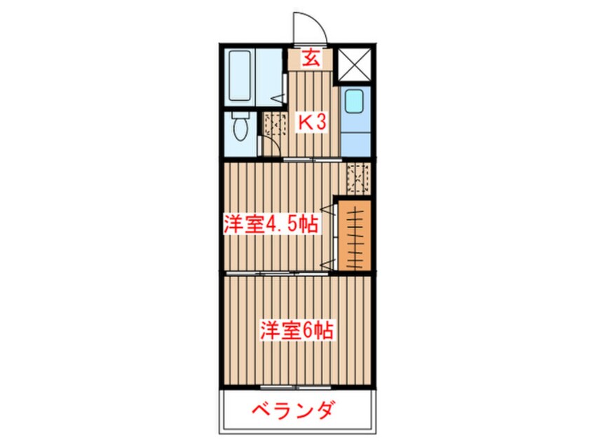 間取図 福住ソフィア