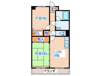 間取図 カサデ米ヶ袋