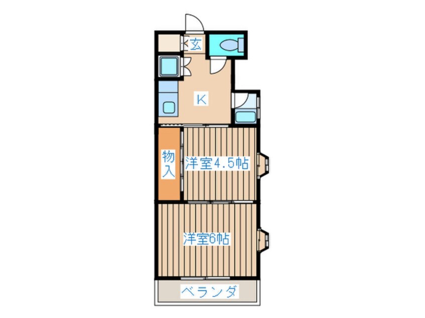 間取図 シャングリラ大和町